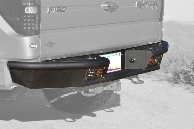 Addictive Desert Designs 10-14 Ford F-150 Raptor Stealth Fighter Rear Bumper w/ Backup Sensor Cutout - addR011231280103