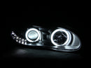 ANZO 1998-2002 Chevrolet Camaro Projector Headlights w/ Halo Black - anz121160