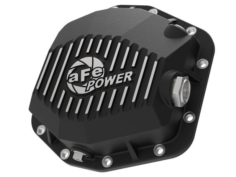 aFe Pro Series Rear Differential Cover Black 2018+ Jeep Wrangler (JL) V6 3.6L (Dana M220) - afe46-71000B