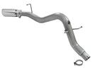 aFe LARGE BORE HD 3.5in DPF-Back SS Exhaust w/Polished Tip 2016 GM Colorado/Canyon 2.8L (td) - afe49-44064-P