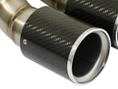 aFe Power 13-14 Porsche Cayman S / Boxster S Carbon Fiber Exhaust Tip Upgrade - afe49C36413-C