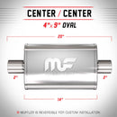 MagnaFlow Muffler Mag SS 14X4X9 2/2 C/C - mag11214