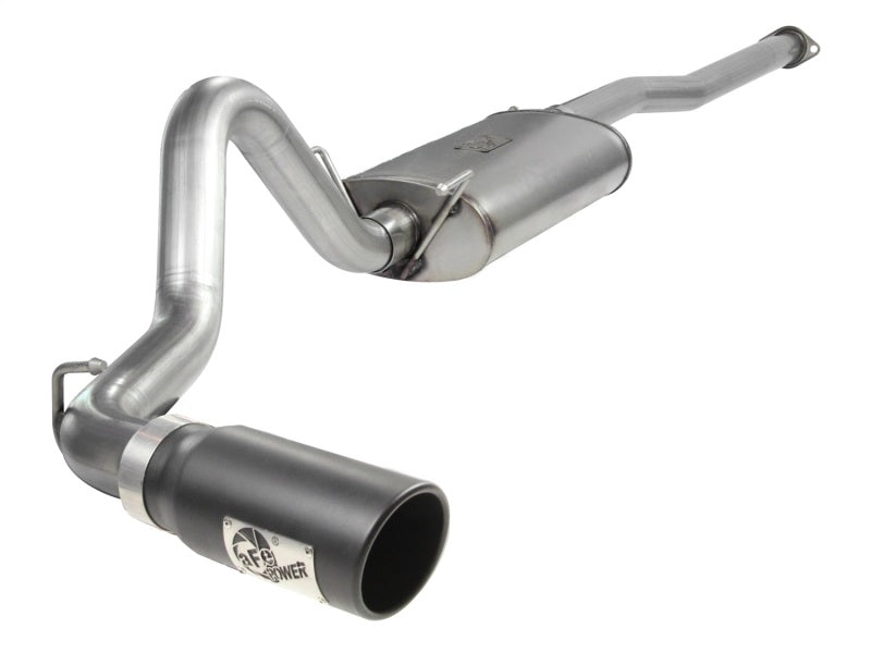 aFe MACHForce XP Exhausts Cat-Back SS-409 EXH CB Toyota Tacoma 05-13 V6-4.0L (Blk Tip) - afe49-46001-1B