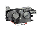 ANZO 2006-2010 Dodge Charger Projector Headlights w/ Halo Chrome - anz121382