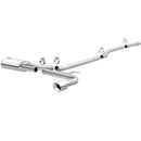 MagnaFlow Cat Back, SS, 2.5in, Street, Single Straight Pass. Polished 4in Tip, 2015 Ford Fusion 2.5L - mag19096