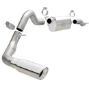MagnaFlow Cat-Back, SS, 2.5/3in, Single Psgr Side Polished 4in Tip 2015 Ford F150 5.0L V8 Ext Cab - mag19079