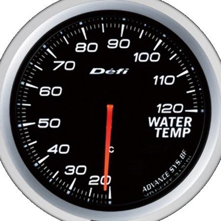 DEFI Advance BF White 60mm Water Temperature Gauge (Metric) - defiDF10501