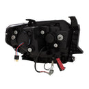 ANZO 14-18 Toyota Tundra w/ LED DRL Projector Headlights w/ U-Bar Switchback Black w/ DRL - anz111387