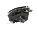 ANZO 2000-2005 Mitsubishi Eclipse Projector Headlights w/ Halo Black - anz121332