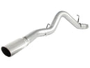 aFe Atlas Exhaust 5in DPF-Back Al Steel 11-13 GM Diesel Trucks V8-6.6L (td) LML (Pol Tip) - afe49-04041-P