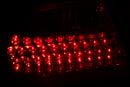 ANZO 1996-2002 Mercedes Benz E Class W210 LED Taillights Red/Clear - anz321114