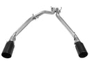 aFe MACHForce XP DPF-Back Exhaust 3in SS w/ 6in Black Tips 2014 Dodge Ram 1500 V6 3.0L EcoDiesel - afe49-42044-B