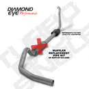 Diamond Eye KIT 4in MFLR RPLCMENT PIPE TB SGL ALUM 94-97 5 7 3L F250/F350 PWRSTROKE NFS W CARB STDS - depK4306A-RP