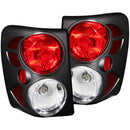 ANZO 1999-2003 Jeep Grand Cherokee Taillights Black - anz211105