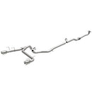 MagnaFlow CatBack 12-14 Fiat 500 L4 1.4L w/Turbo No Muffler Dual Split Rear Exit Perf Exht Sys - mag15211