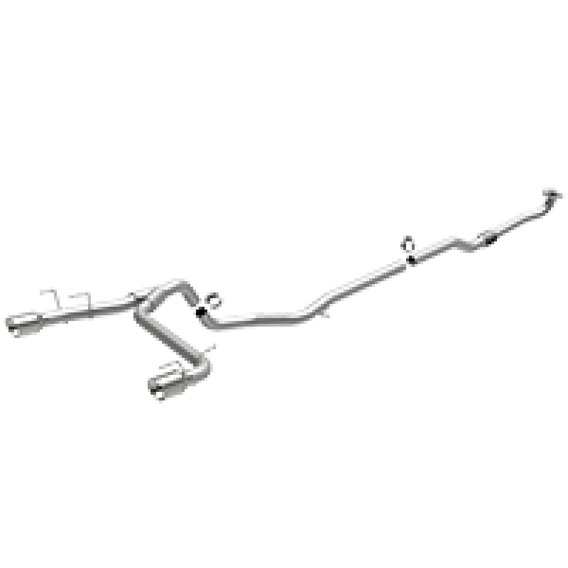 MagnaFlow CatBack 12-14 Fiat 500 L4 1.4L w/Turbo No Muffler Dual Split Rear Exit Perf Exht Sys - mag15211