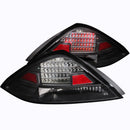 ANZO 2003-2005 Honda Accord LED Taillights Black - anz321029