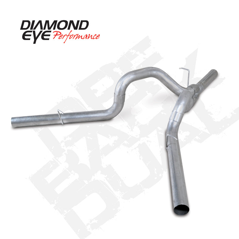 Diamond Eye KIT 4in DPF-BACK DUAL SS: CHEVY 2011-2015 2500/3500 - depK4163S