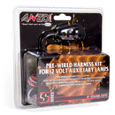 ANZO 12V Wiring Kit Universal 12V Auxiliary Wiring Kit w/ Illuminated Switch - anz851062