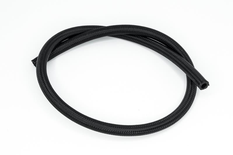 DeatschWerks 6AN Black Nylon Braided CPE Hose 3 Feet - dw6-02-0815-3