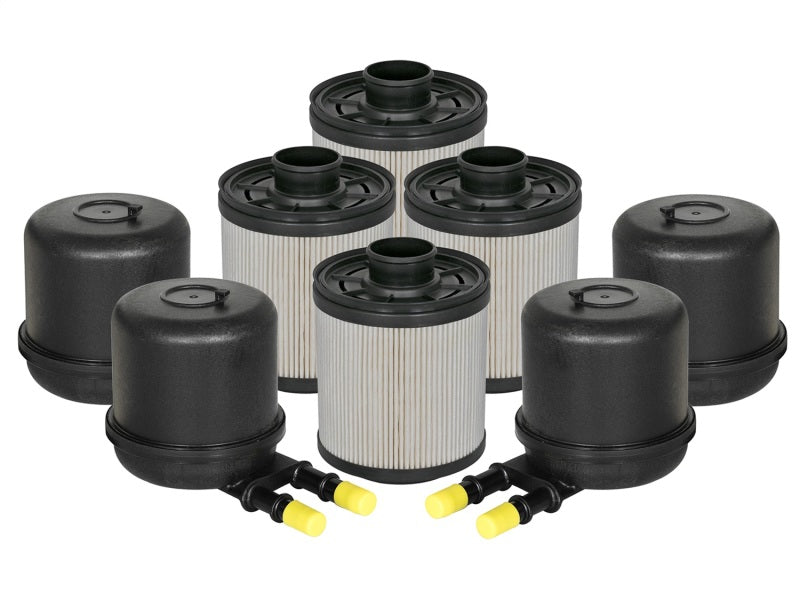 aFe Pro GUARD D2 Fuel Filter 11-17 Ford Diesel Trucks V8 6.7L (td) (4 Pack) - afe44-FF014-MB