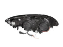 ANZO 2004-2005 Honda Civic Projector Headlights w/ Halo Chrome - anz121060