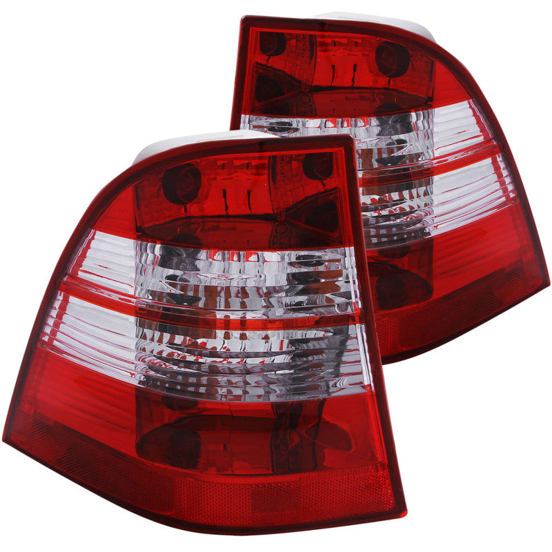 ANZO 1998-2005 Mercedes Benz M Class W163 Taillights Chrome - anz221134
