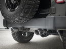 aFe Rebel Series 2.5in 409 SS Axle-Back Exhaust w/Polished Tips 07+ Jeep Wrangler (JK) V6 3.6L/3.8L - afe49-48061-P