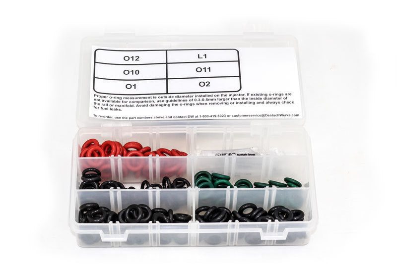 Deatschwerks Modern Muscle Injector O-Ring Kit (205 Pieces) - dw2-202