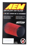 AEM DryFlow Conical Air Filter 5.25in Base OD / 4.75in Top OD / 7in Height - aem21-2047DK