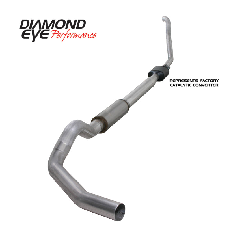 Diamond Eye KIT 5in TB SGL AL: 94-97 FORD 7.3L F250/F350 PWRSTROKE NFS W/ CARB EQUIV STDS - depK5314A