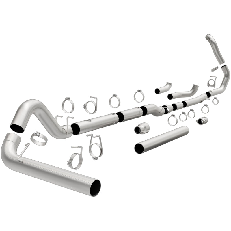 MagnaFlow Sys T/B 99-03 Ford F-250/F-350 7.3L 5in SS Single Exit Custom Builder Pipe Kit - mag17879