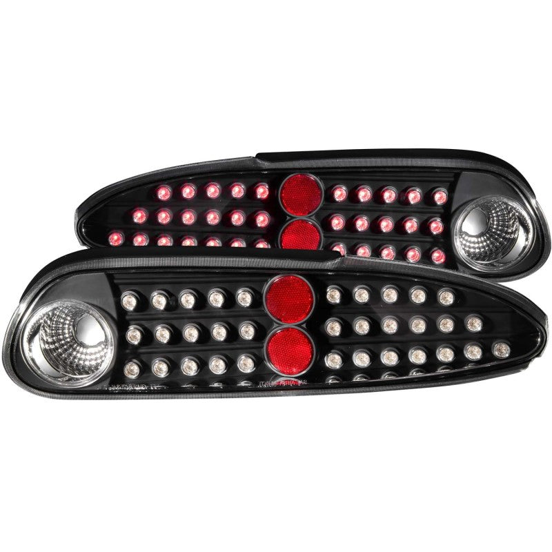 ANZO 1993-2002 Chevrolet Camaro LED Taillights Black - anz321133
