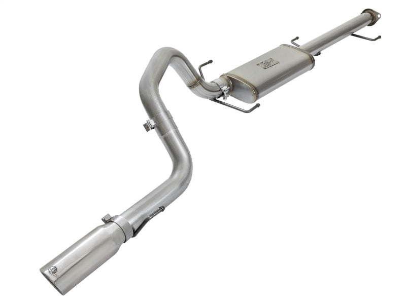 aFe MACH Force Xp 3in SS Cat-Back Single Rear Exit Exhaust w/Polished Tips 07-14 Toyota FJ Cruiser - afe49-46028-P