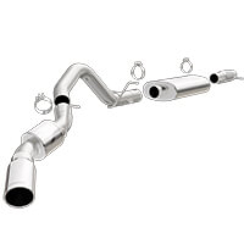 MagnaFlow MF Series SS Cat-Back Exhaust Single Passenger Side Rear Exit 2015 Cadillac Escalade - mag19177