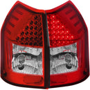ANZO 2005-2008 Dodge Magnum LED Taillights Red/Clear - anz321015