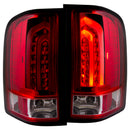 ANZO 2007-2013 Chevrolet Silverado 1500 LED Taillights Red/Clear G2 - anz311225