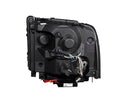 ANZO 2005-2007 Ford Excursion Projector Headlights w/ Halo Black w/ LED Strip (CCFL) 1pc - anz111117