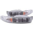ANZO 1994-1997 Acura Integra Euro Parking Lights Chrome w/ Amber Reflector - anz511020
