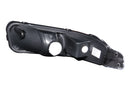 ANZO 2005-2009 Ford Mustang Euro Parking Lights Black w/ Amber Reflector - anz511002