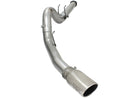 aFe MACHForce XP Exhaust 5in DPF-Back SS Exh 2015 Ford Turbo Diesel V8 6.7L Polished Tip - afe49-43064-P