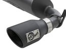 aFe Rebel Series 2.5in 409 SS Cat-Back Exhaust w/ Black Tips 2007+ Jeep Wrangler (JK) V6 3.6L/3.8L - afe49-48062-B