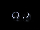 ANZO 1996-1998 Honda Civic Projector Headlights w/ Halo Black - anz121068