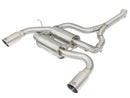 aFe MACHForce XP SS-304 Polish Tip 2.5in Dia Axle Back Exhaust 12-15 BMW 335i (F30) 3.0L (t) - afe49-36325-P