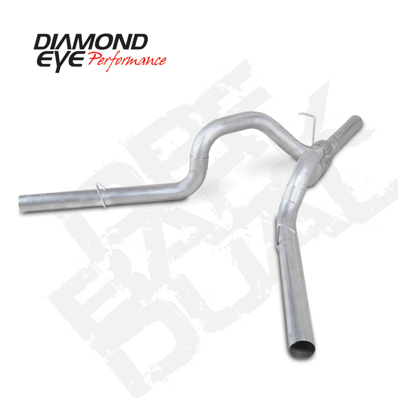 Diamond Eye KIT 4in DPF-BACK DUAL AL: CHEVY 2011-2015 2500/350 - depK4163A