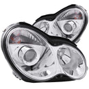 ANZO 2001-2007 Mercedes Benz C Class W203 Projector Headlights Chrome - anz121080