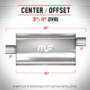 MagnaFlow Muffler Mag SS 22X5X11 3 O/C - mag14589