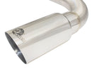 aFe MACHForce XP SS-304 Polish Tip 2.5in Dia Cat Back Exhaust 12-14 BMW 335i (F30) 3.0L (t) - afe49-36326-P