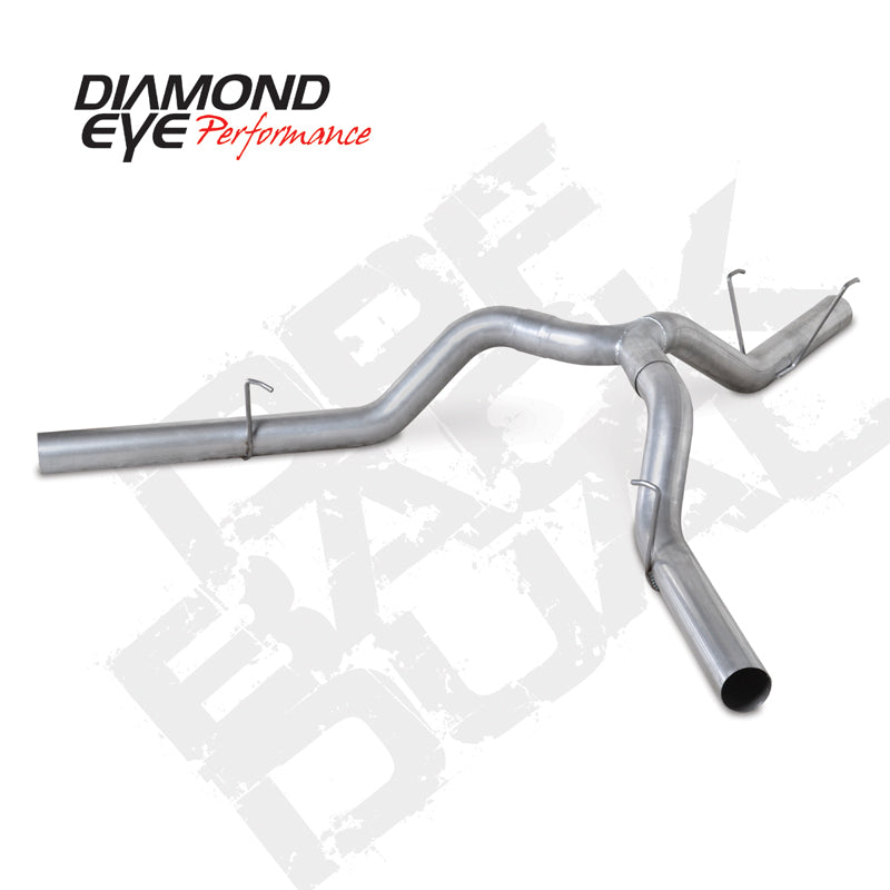 Diamond Eye KIT 4in DPF-BACK DUAL AL: DODGE 6.7L 2500 2014 LONG BOX ONLY - depK4258A