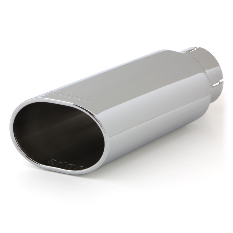 Banks Power Tailpipe Tip Kit - SS Obround Slash Cut - 3.5in Tube - 4.38in X 5.25in X 13.38in - gbe52918